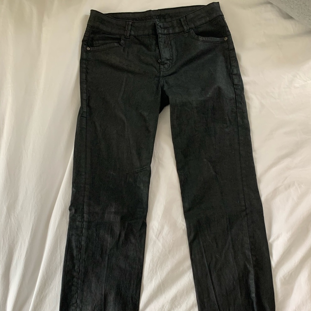 Anne Fontaine wax black pant
